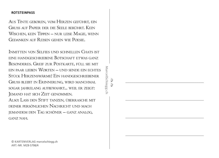 Marcel Schiegg, Fotografie, Kartenverlag, Postkarten, Grusskarten, Schweiz, Kartenverlag Appenzell, Souvenir Appenzell, Souvenir Schweiz, Kartenverlag Schweiz