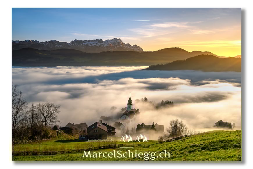 Alpsteinpanorama, Säntis, Hoher Kasten, Appenzell, Appenzellerland, Alpstein, Marcel Schiegg, Schweiz, Schweizer Alpen, Ostschweiz