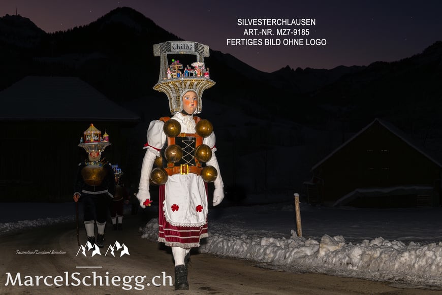 Marcel Schiegg, Fotografie, Silvesterchlausen, Brauchtum, Tradition, Appenzellerland, Urnäsch, Schweiz