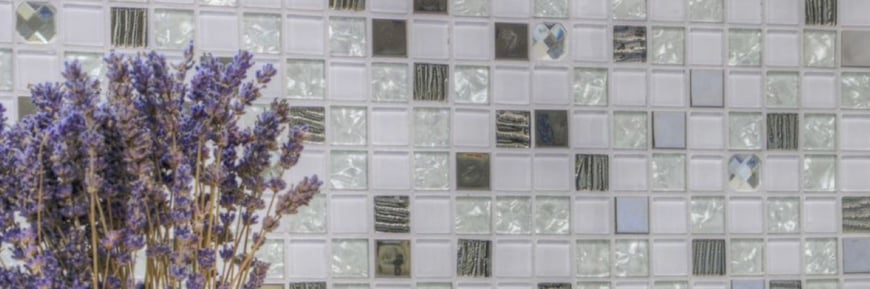 mosaico in metallo rame