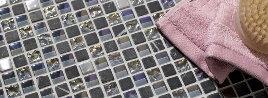 Mosaico in vetro Glitter