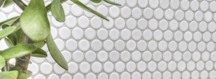 mosaico in ceramica rotondo