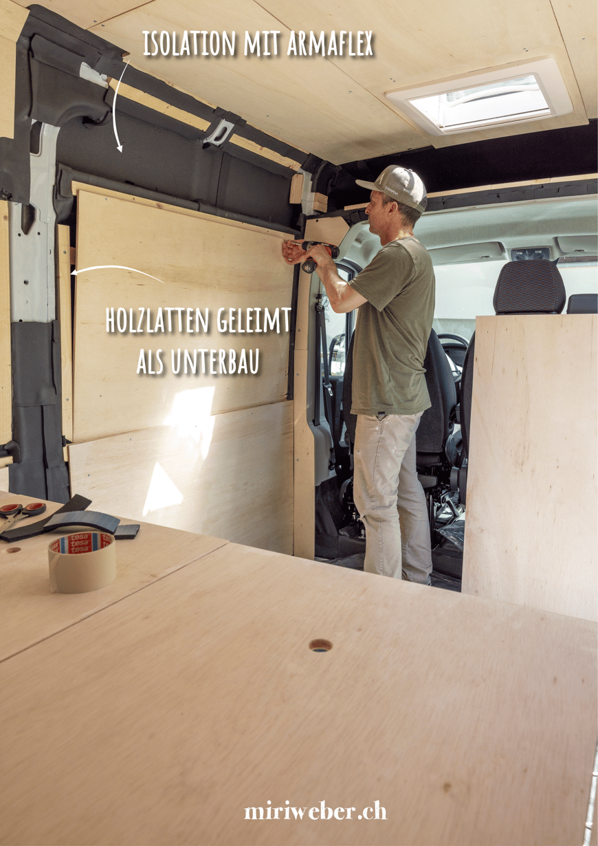 Rabatt Code epicply, Van Ausbau, Lieferwagen Ausbau, Van, Lieferwagen, Citroen Jumper, drei Personen, Bike, Bike Garage,  epicply Holz, epicply, Schweiz, Familie, einfach, Liste, praktisch, platzoptimiert, Kosten, Zeit