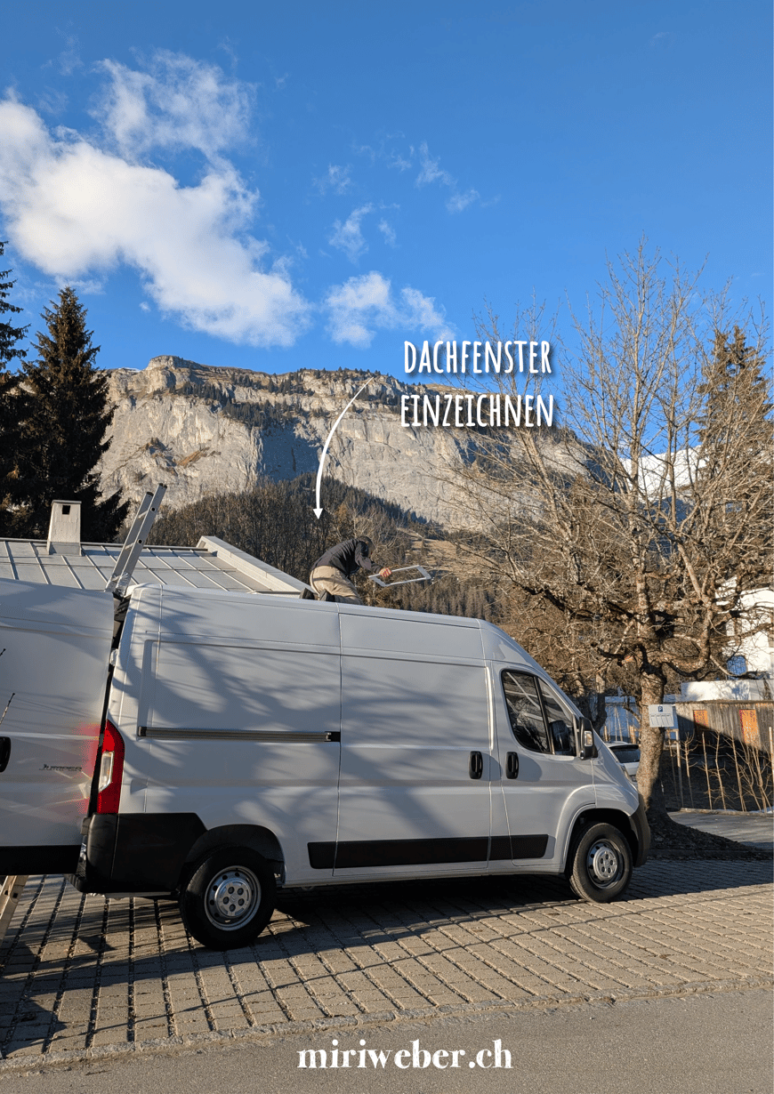 Dachfenster einbauen, Van, Anleitung, DIY, selber machen, Camper, Lieferwagen
