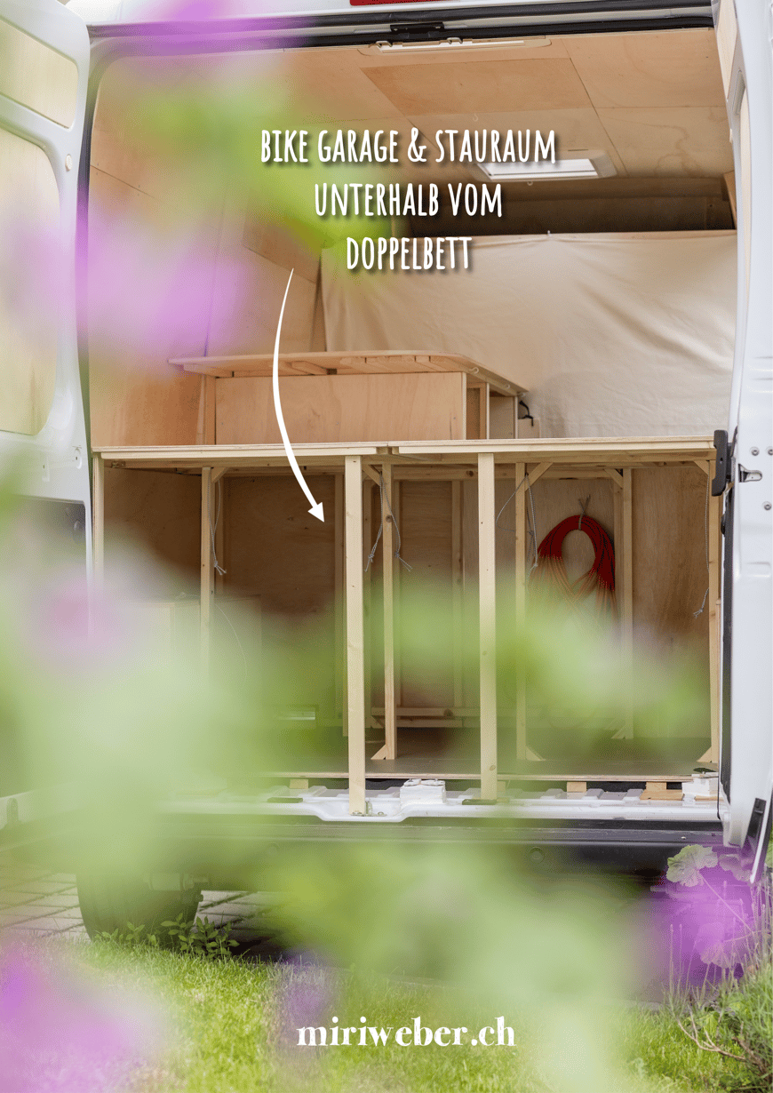 Bike, Bike Garage, Van, Camper, Lieferwagen, Einbau, Ausbau, selber machen, Anleitung
