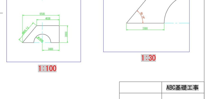 AutoCAD　文字スタイル　寸法スタイル　マルチ引き出し線