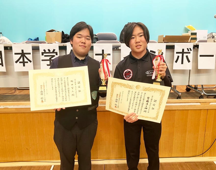 左：織田賢人、右：齊藤進之助　Photo : NBA