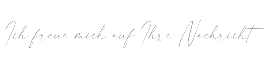 Kontaktformular, ich freue mich auf Ihre Nachricht