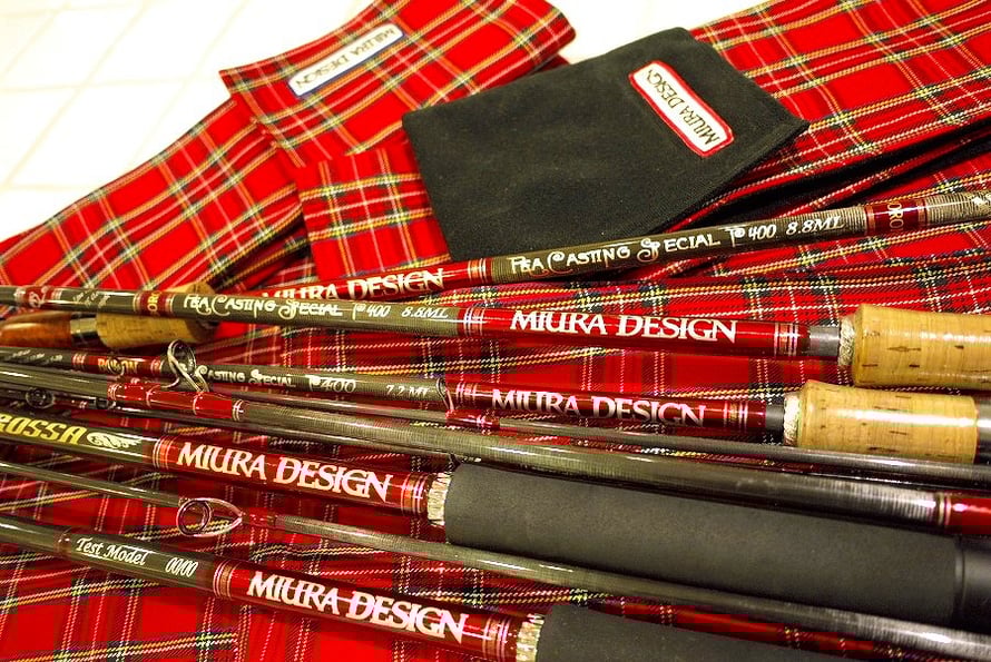 アカメ ミウラデザイン　ロッド　レア、レアフォース　アロウズ　シリコンルアー