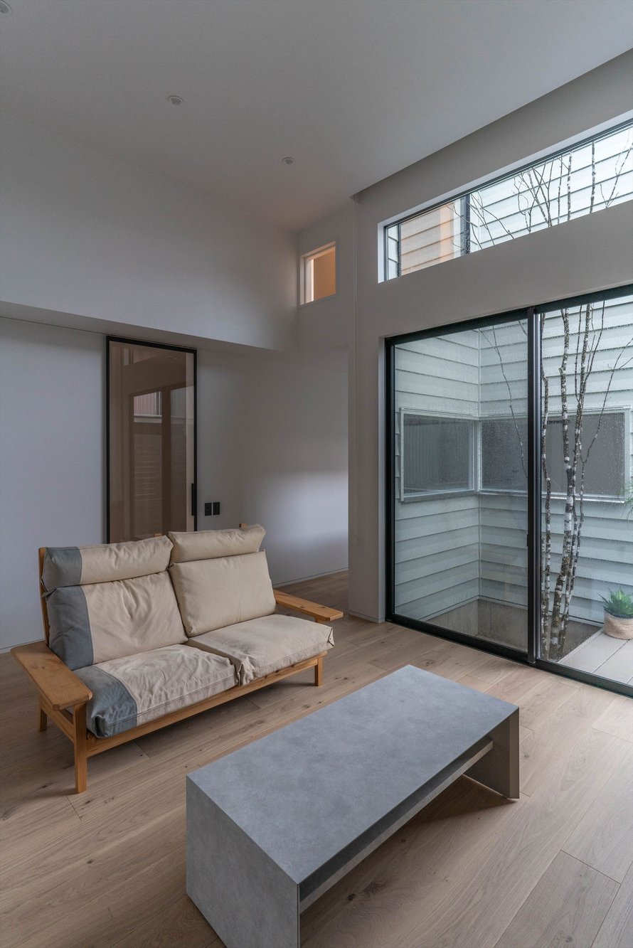 オーク ドライハードペイント　フローリング グレー  床材 新築 施工例 アンドウッド andwood 1