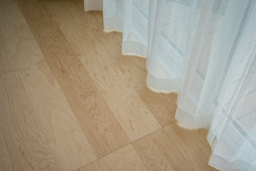 メープル プライウッド すだれ張り フローリング 幅広 施工例 新築戸建 アンドウッド andwood 8