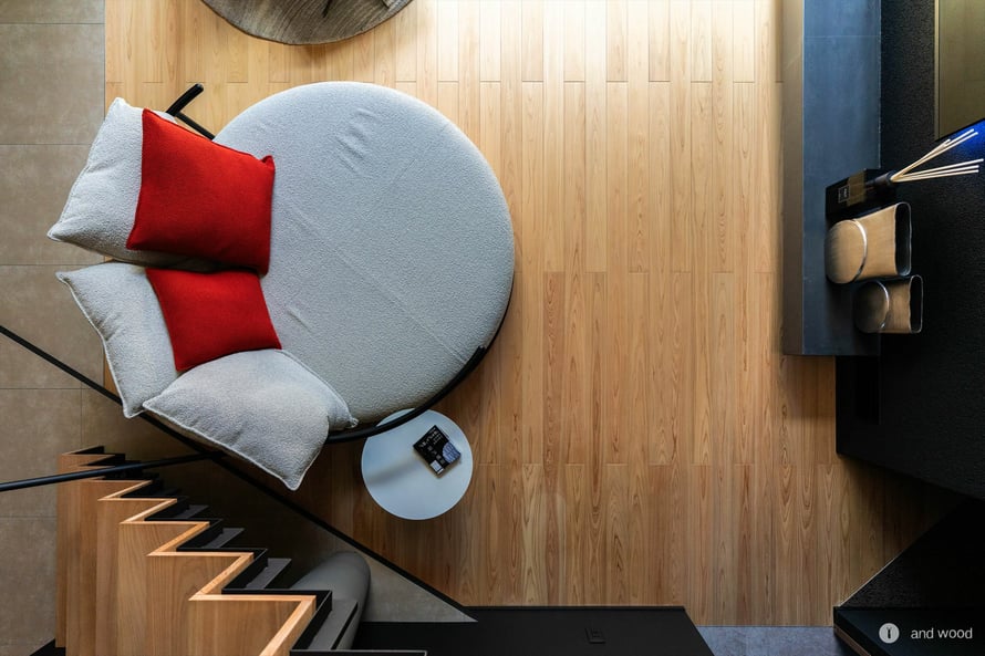 ヒノキ 桧 無節 フローリング 施工例 ウィンウィンホーム アンドウッド andwood 新潟 1