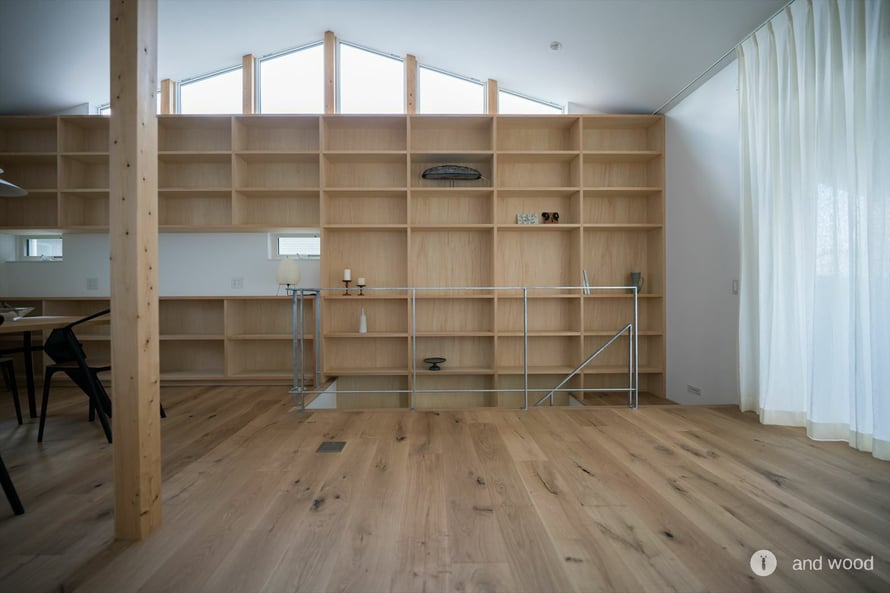 フランス オーク 190幅 幅広 フローリング ドライペイント アンドウッド andwood 施工例 1