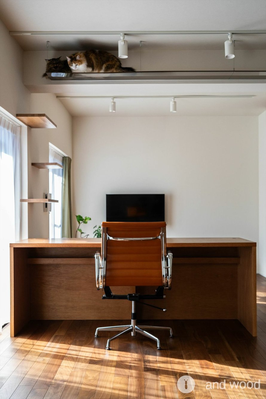 アメリカン ブラック ウォールナット フローリング 幅細 プライウッド andwood アンドウッド 施工例 マンションリノベ 1