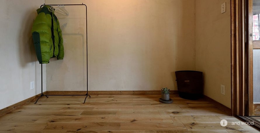 オーク ナラ 乱尺 キャラクター 無垢フローリング andwood アンドウッド 新潟 KADO 施工例