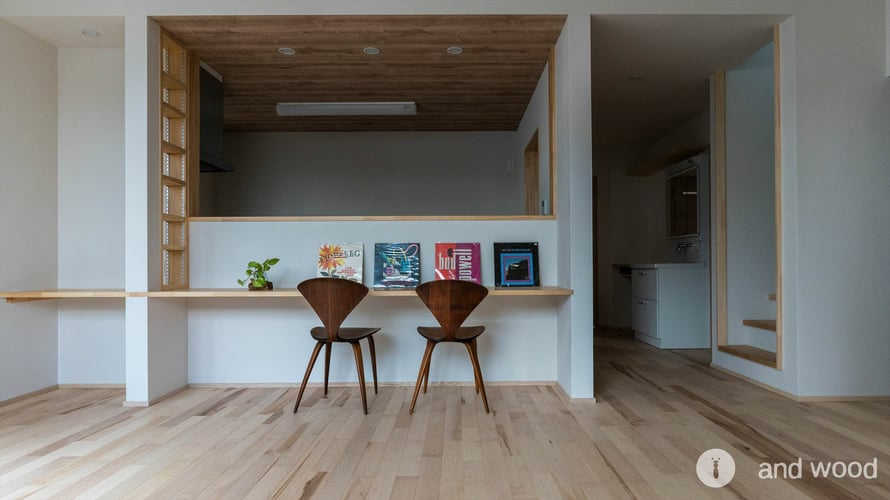 メープル プライウッド キャラクター 幅狭 フローリング 施工例 新築戸建 アンドウッド andwood 1