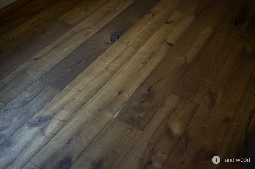 オーク プライウッド スモーク アンドウッド andwood フローリング 床材 リノベーション 7