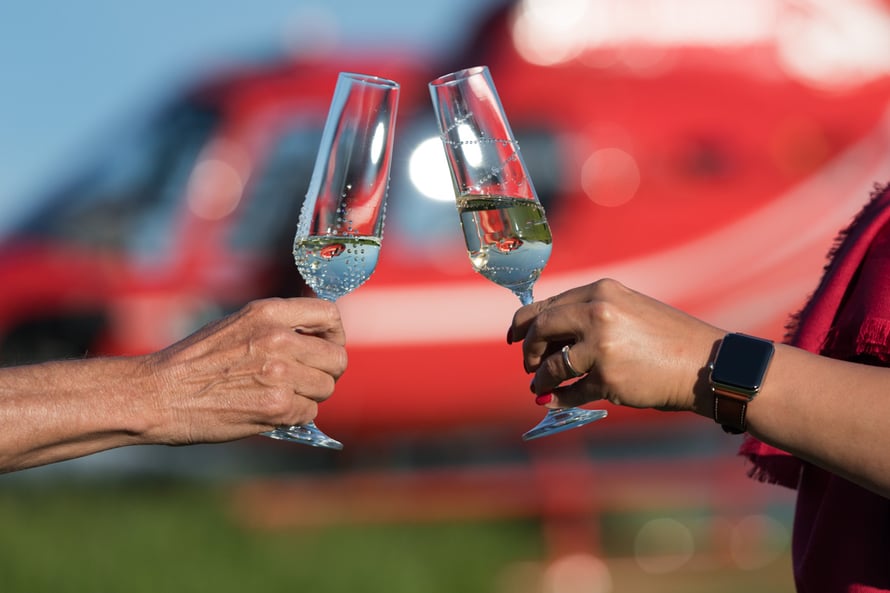 Sektglas Maia & Tethys