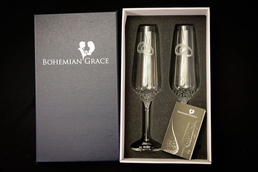 Verpackung Sektglas Porte