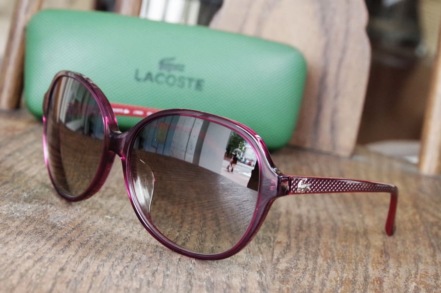 ラコステ度付きサングラスカーブレンズ　福岡県北九州市メガネサロンW