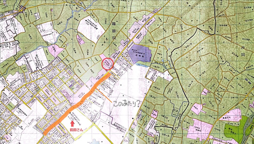 江戸時代の地図（復元・江戸情報地図　朝日新聞社より）　☆クリックすると拡大出来ます！☆　