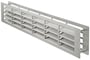Türlüftungsgitter 2354 - Edelstahl - 500x100 mm - paarweise zur gegenseitigen Verschraubung
