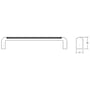 Möbelgriff Serie 2242 (Bügelgriff) - vernickelt