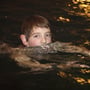 Eric Kastner beim Schwimmen