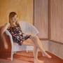 "Woman in White Chair", oil on canvas, 60" x 48", 2013. NFS