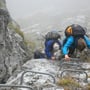 Kletterstieg ähnlich geht's hoch
