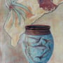 Marie Annick VATELOT    "Vase et fresque"   Pastel