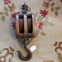 VENDU Ancienne poulie double  no. 543