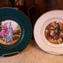 Assiettes décoratives avec scènes victoriennes  no. 617
