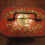 Ancienne canne Central Union Cut Plug  no. 407
