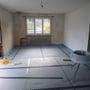 Fussbodendämmung und Fenstervergrösserung auf der Linken Seite