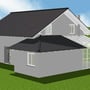 Planung von Anbau mit Wintergarten in 3D