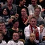 Futsalicious Essen-"Fanblock" beim ersten Futsal-Länderspiel in Hamburg, "live" im TV bei Sport1 und in der ARD Sportschau (Screenshot: Paul Hachmann)