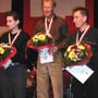 Kat. M40 (v.l.n.r.): Niklaus Scheidegger (2.), Fritz Häni (1.) und Fredy Pfister (3.).