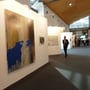 Ausstellungsansicht Big Blue (li.) , Art Karlsruhe 2015, Galerie Bode 2015