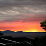 Sonnenuntergang über dem Lake Taupo