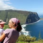 Blick vom Waipio Lookout auf die imposante Küste im Norden von Big Island Hawaii.