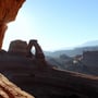 Wanderung vor Sonnenaufgang zum berühmten "Delicate Arch".