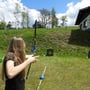 Bogenschießen beim Sommerbiathlon