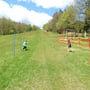 Slalom- und Hindernisparcours