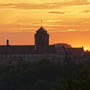 Festung im Sonnenuntergang