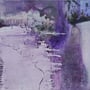 Violet dreams, 60 x 60 cm, Acryl-Mischtechnik