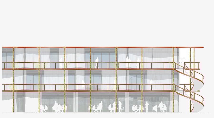 Wettbewerb Schulhaus Walllrüti Oberwinterthur Schneider Studer Prima, Andreas Kohne