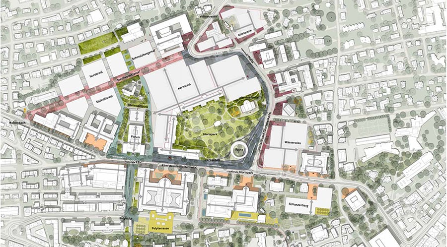 Hochschulgebiet Zürich Zentrum HGZZ TEC21, Andreas Kohne