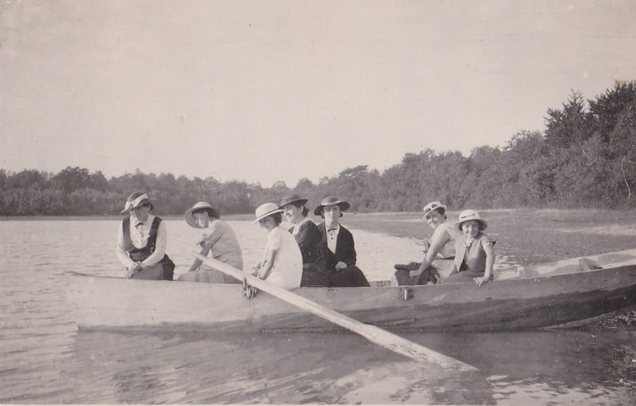 Etang du Grand Albert début du XXème siècle