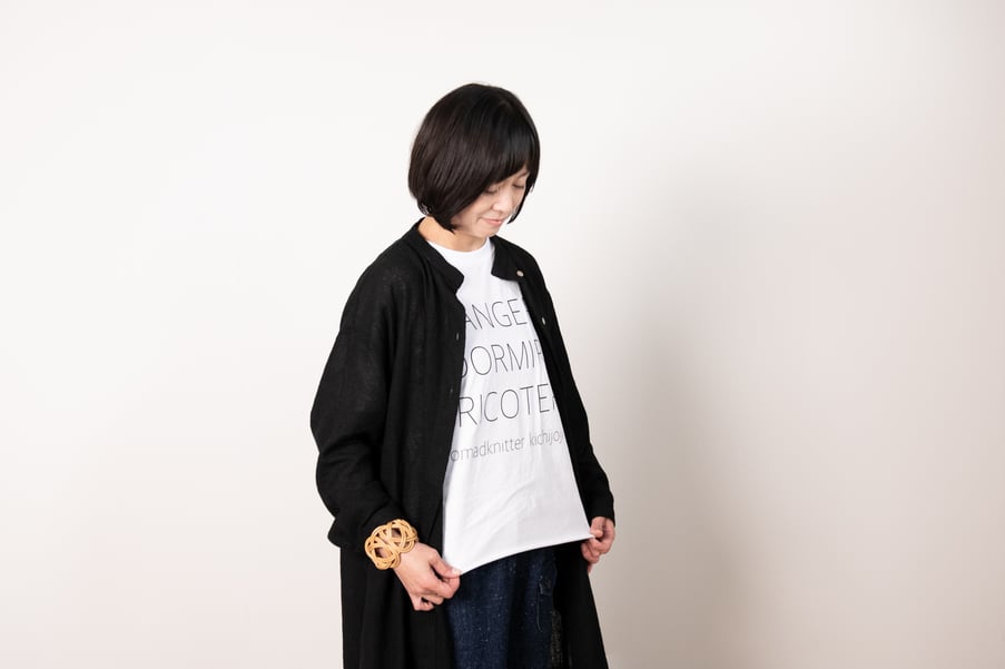 ▲ノマドニッターのオリジナルTシャツ